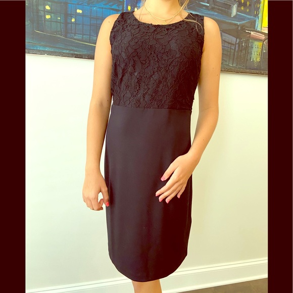 Nicole Miller Dresses & Skirts - Nicole Miller Black Dress with Pearl Buttons size 8